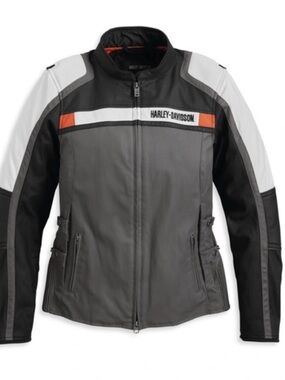 Harley-Davidson Women's Amalgam Textile Triple Vent System Riding Jacket L NWT